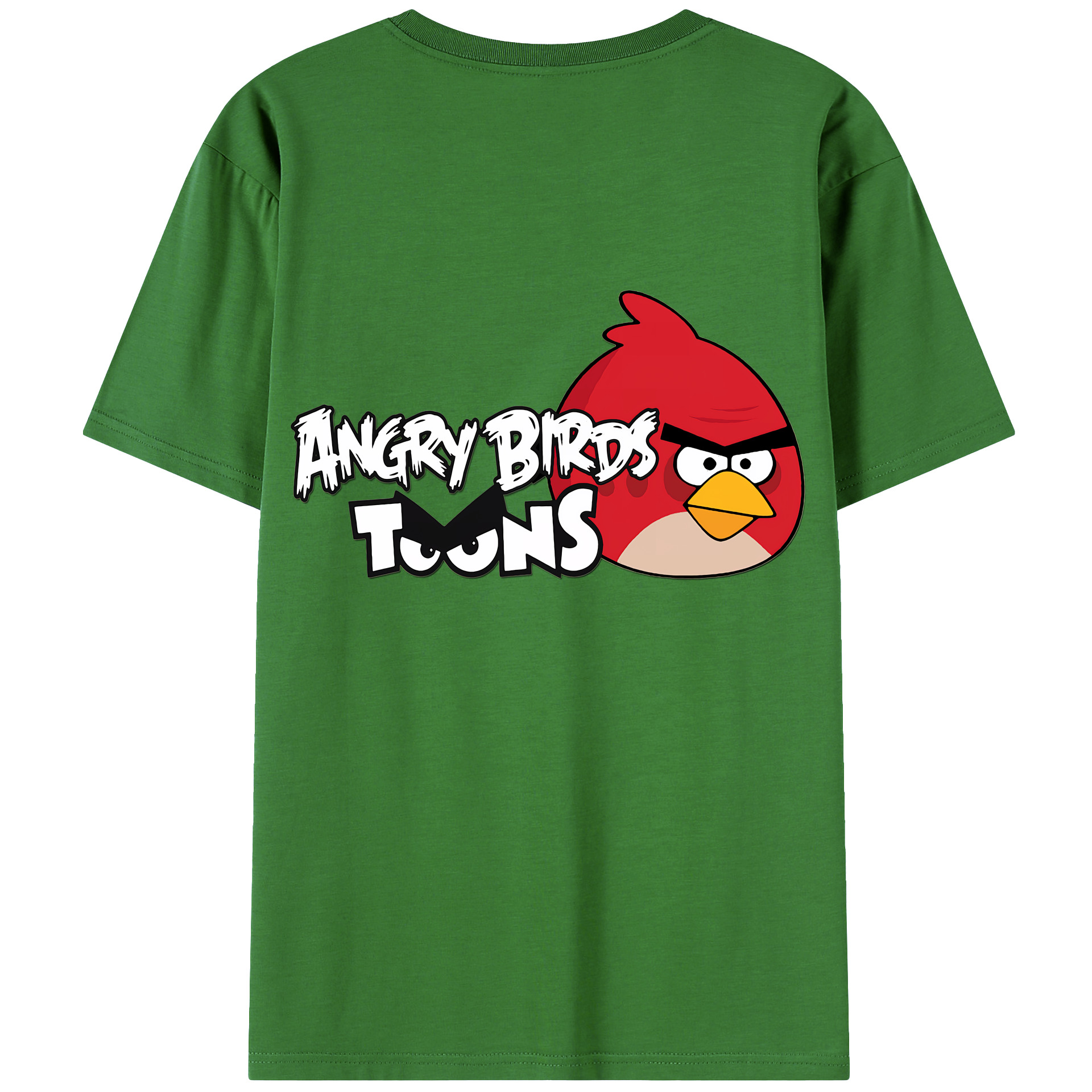 （画像用） Angry Birds アングリーバード レディース半袖Tシャツ(バックプリント)